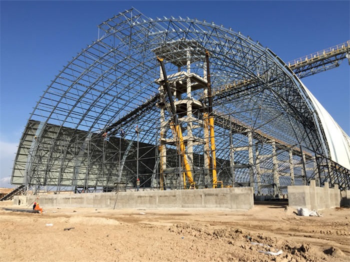 北碚煤机油桶翘工程网架